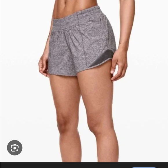 lululemon athletica Gray hotty hot low rise 2.5” Shorts 4 - Picture 1 of 4